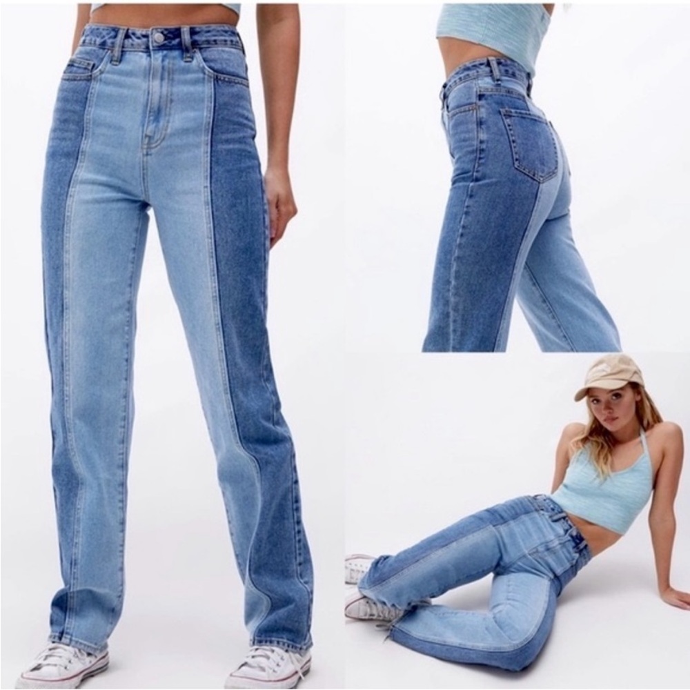 Pacsun 90’s Boyfriend Two-Tone Denim Jeans